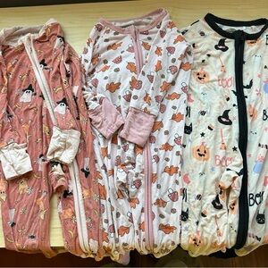 Tullabee set of 3 bamboo pajamas in 3-6 months